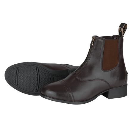 Dublin Adults Foundation Zip Paddock Boots II #colour_brown