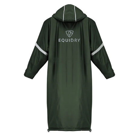 EQUIDRY Children's Thin Fleece Reflective Evolution #colour_black- forest-green