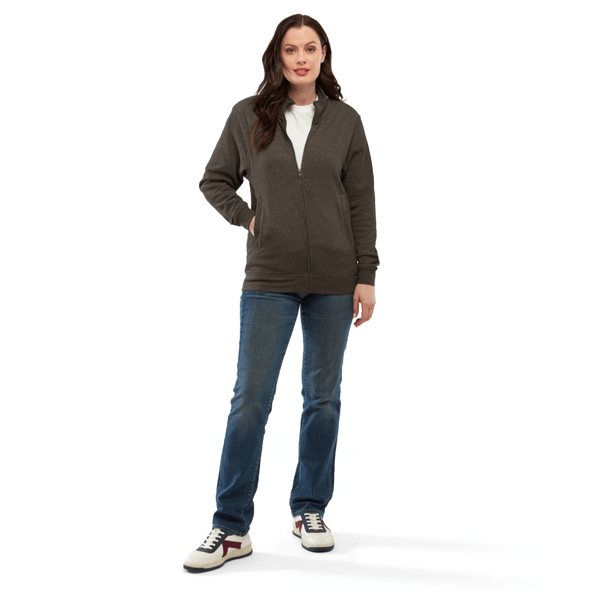 Uneek Deluxe Unisex Sweat Jacket