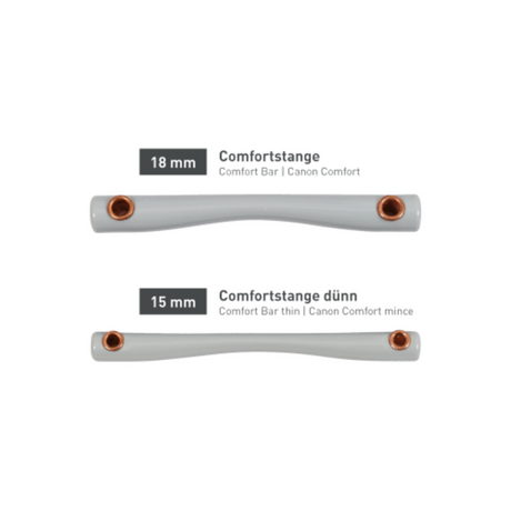 Beris Dressage Curb Bit Long With Thin Comfort Bar