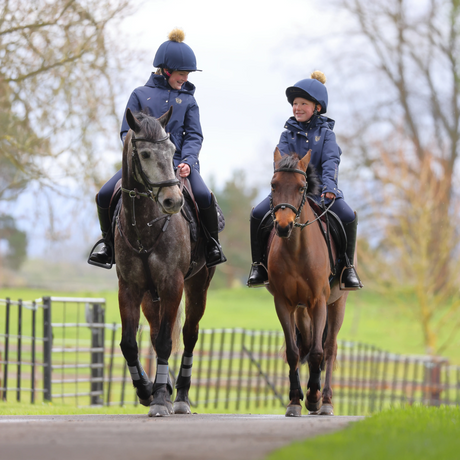 Shires Aubrion Children's Team Waterproof Coat #colour_navy