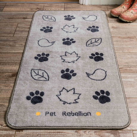 Pet Rebellion Stop Muddy Paws XL Rug #colour_country-walk
