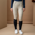 Alessandro Albanese Fina Full Seat Hybrid Breech #colour_core-beige