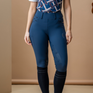 Alessandro Albanese Fina Full Seat Brushed Hybrid Breech #colour_core-navy