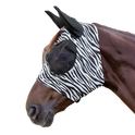 Waldhausen Puck Zebra Fly Mask #colour_black-white