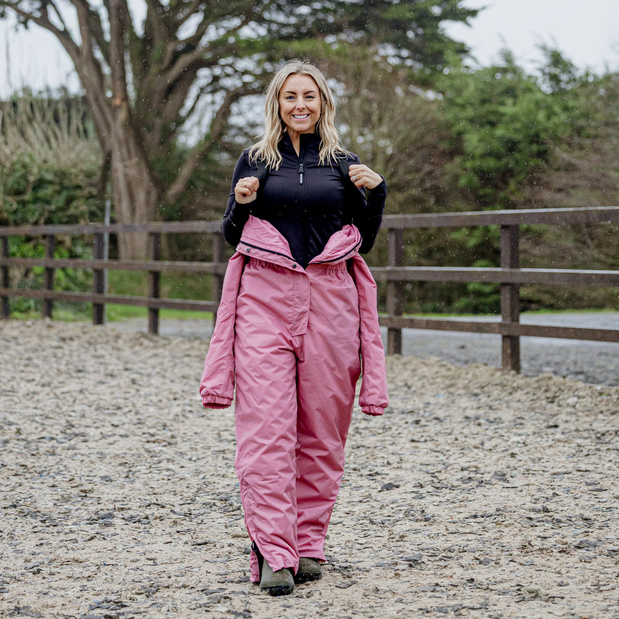 EQUIDRY Women's All-In-One #colour_dusky-pink