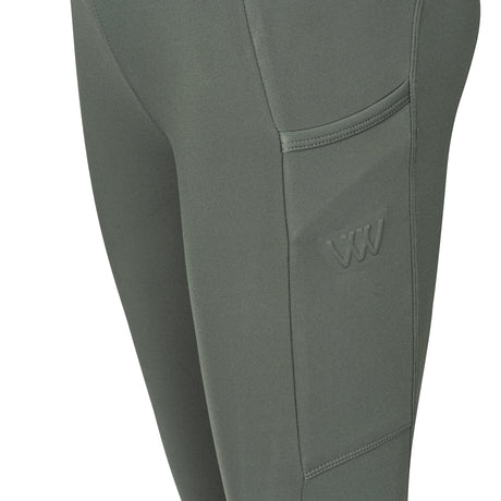 Woof Wear Ladies Full Seat Riding Tights #colour_sage