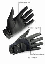 Woof Wear Reintex Mesh Riding Glove #colour_black