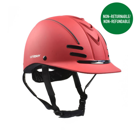 Whitaker Club Young Rider Helmet #colour_red-black
