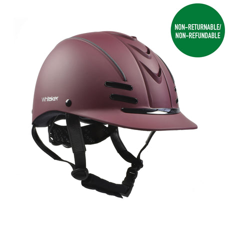 Whitaker Club Young Rider Helmet #colour_burgundy-black