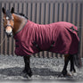 Whitaker Bilbao Bonded Fleece Rug #colour_burgundy-navy