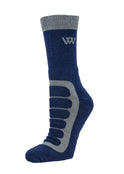 Woof Wear Short Bamboo Tech Sock #colour_navy-grey