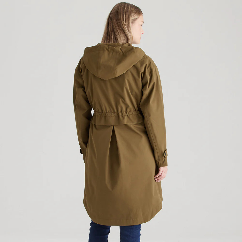 Ridgeline Womens Blakeney Parka #colour_teak