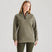 Ridgeline Womens Brancaster 1/4 Zip #colour_smokey-olive