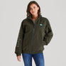 Ridgeline Womens Brumby Yard Jacket #colour_deep-forest