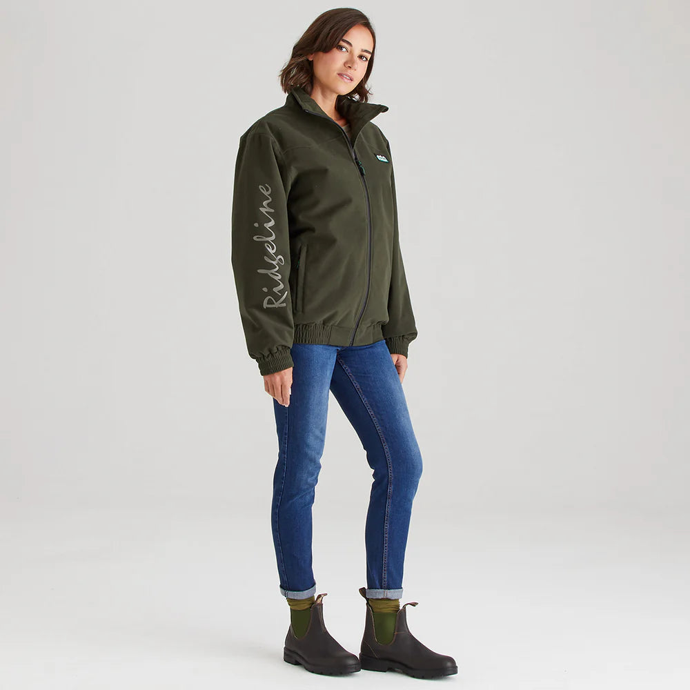 Ridgeline Womens Brumby Yard Jacket #colour_deep-forest