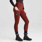 Women's Infinity Leggings - Oxblood