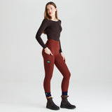 Women's Infinity Leggings - Oxblood
