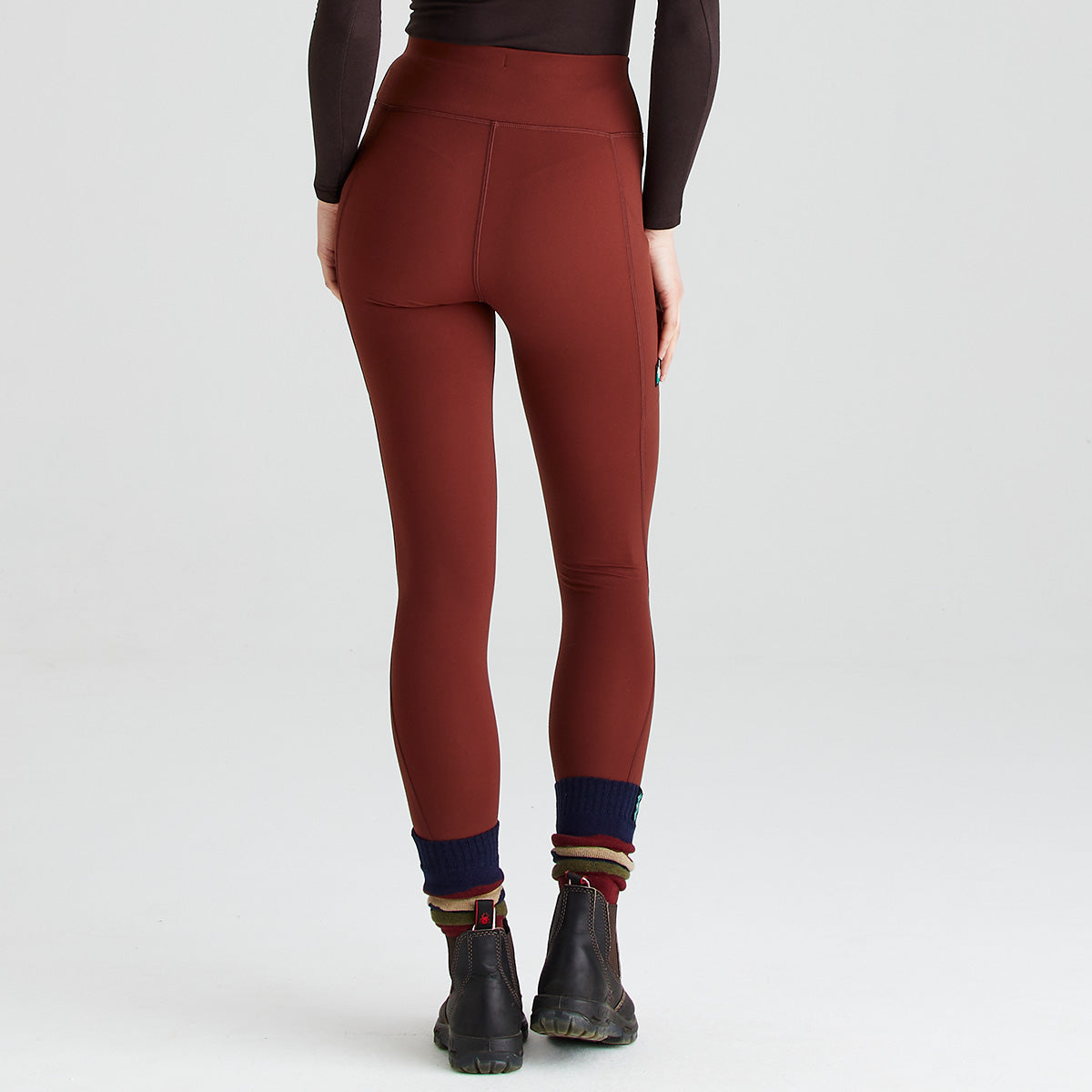 Women's Infinity Leggings - Oxblood