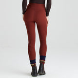 Women's Infinity Leggings - Oxblood