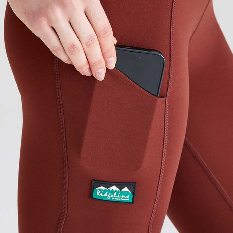 Women's Infinity Leggings - Oxblood
