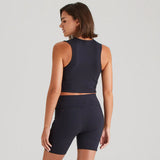 Ridgeline Womens Infinity Crop Top #colour_black