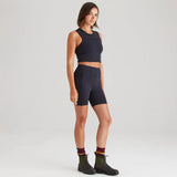 Ridgeline Womens Infinity Crop Top #colour_black