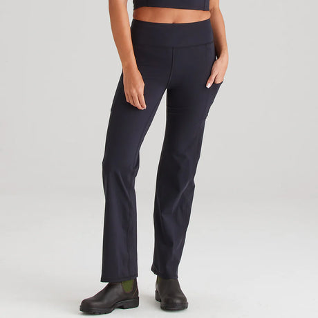 Ridgeline Womens Infinity Straight Leg Leggings #colour_black