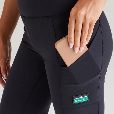 Ridgeline Womens Infinity Straight Leg Leggings #colour_black