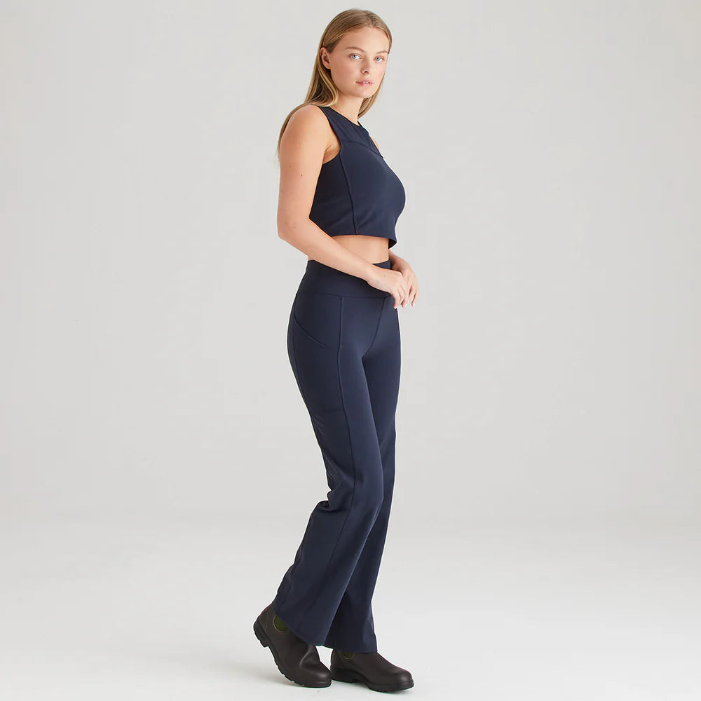 Ridgeline Womens Infinity Straight Leg Leggings #colour_navy