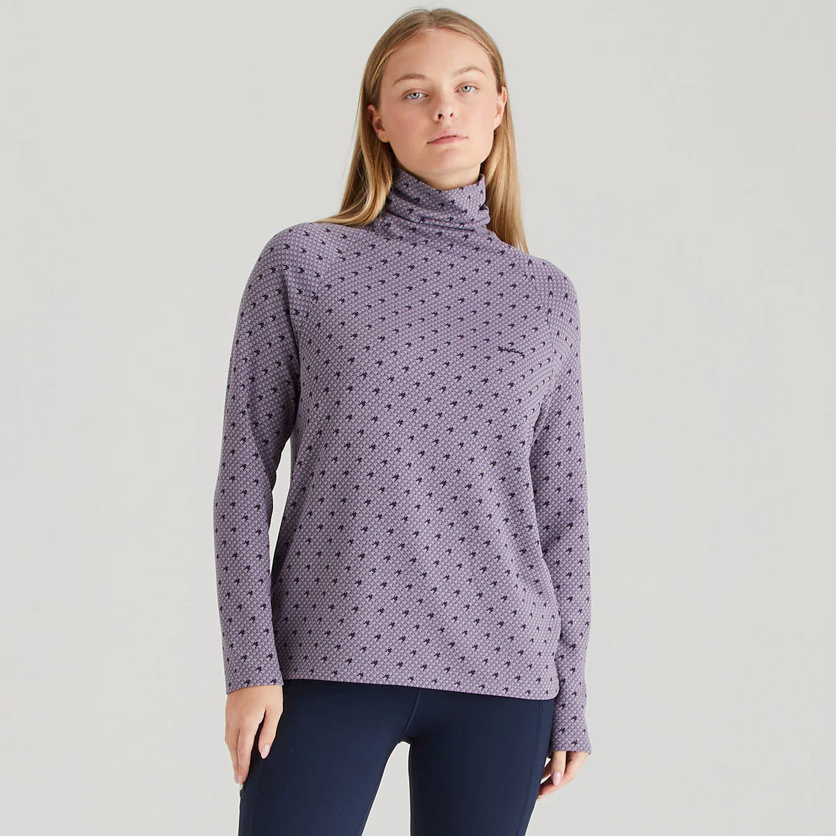 Ridgeline Womens Kelmarsh Top #colour_lilac-print