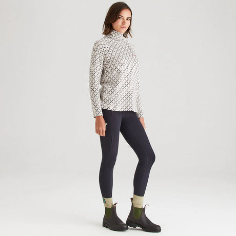 Ridgeline Womens Kelmarsh Top #colour_stone-print