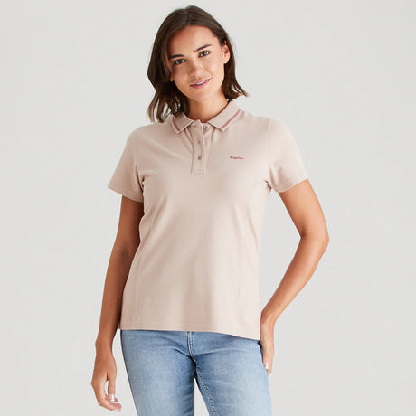 Ridgeline Womens Kilworth Polo Top #colour_blush
