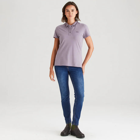 Ridgeline Womens Kilworth Polo Top #colour_lilac