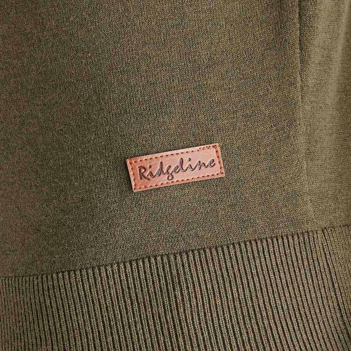 Women's Melford Knit Roll Neck - Khaki Green