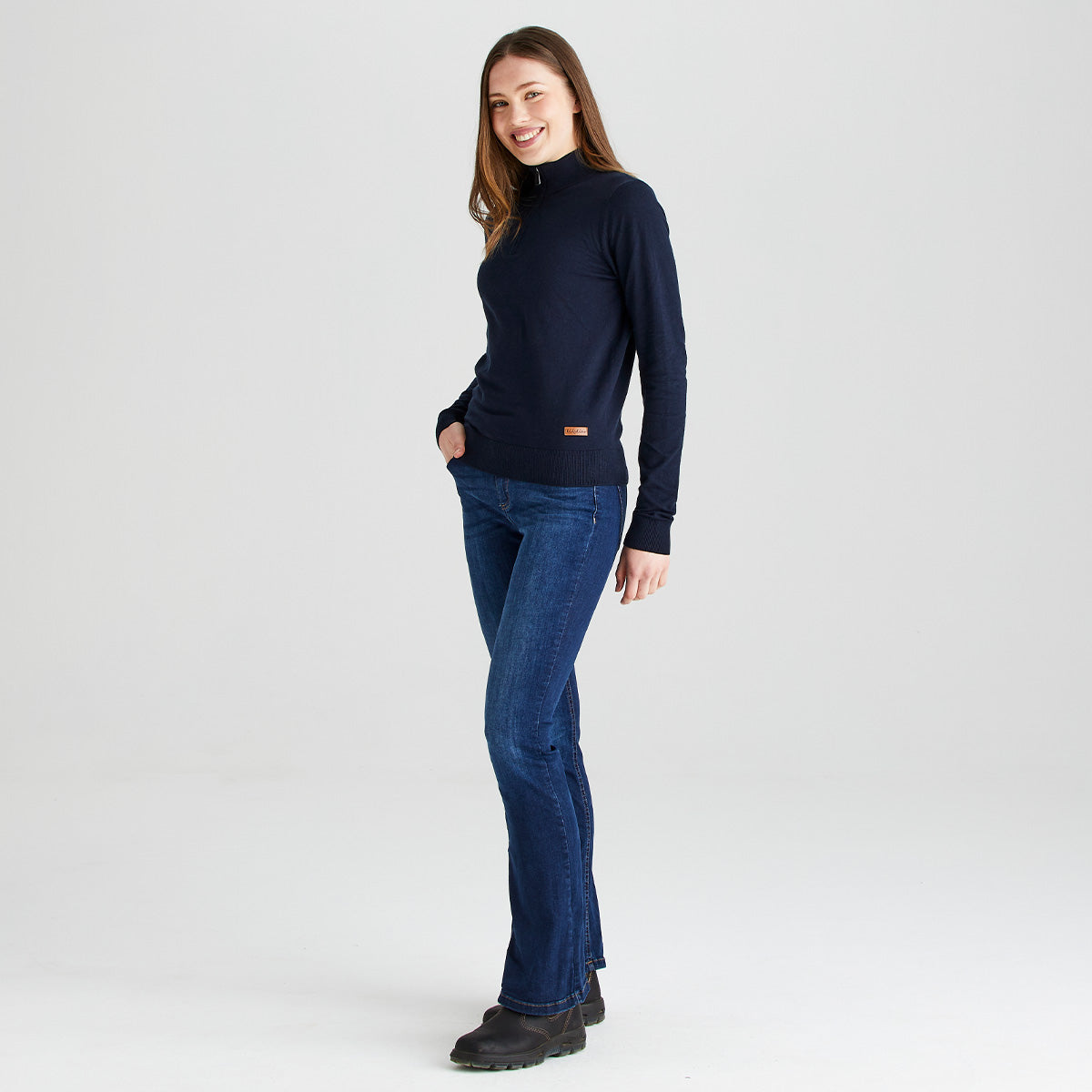 Women's Melford 1/4 Zip - Navy