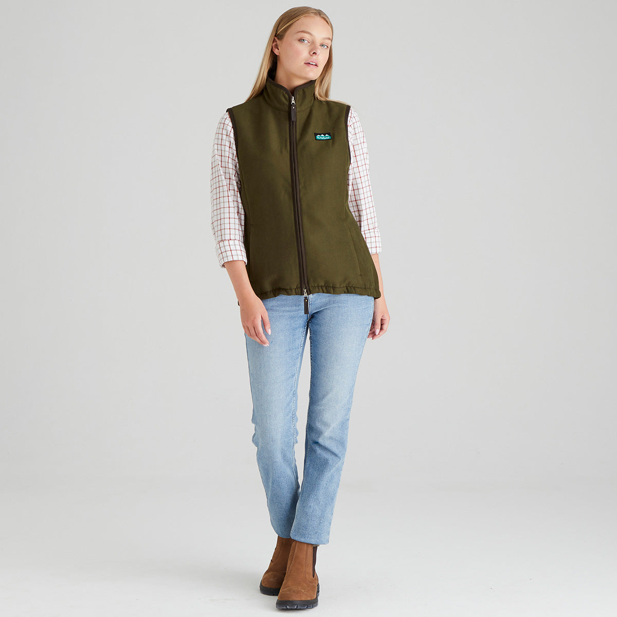 Ridgeline Womens Monarch Gilet - New #colour_moody-teak
