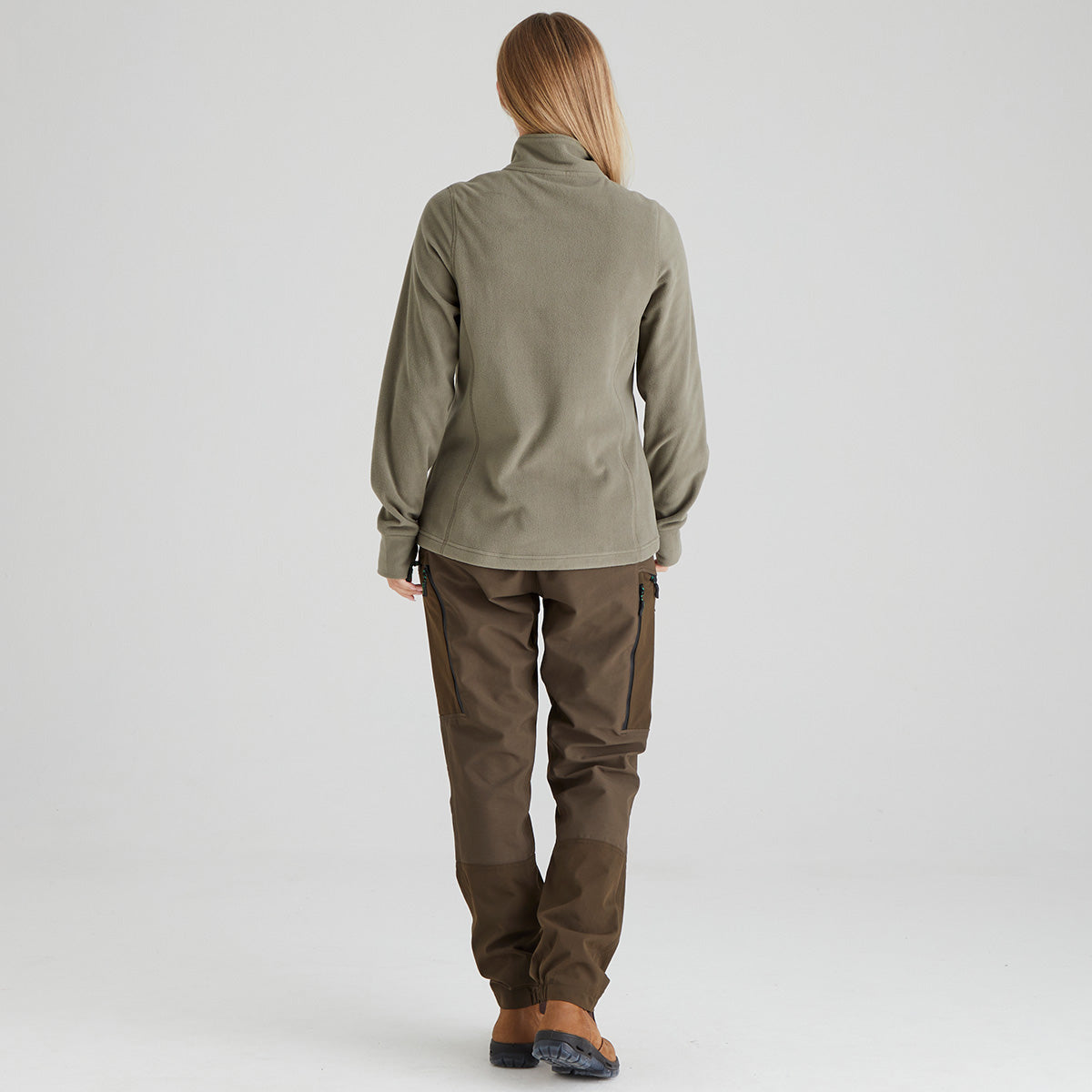 Ridgeline Womens Narvik Fleece - New #colour_smokey-olive