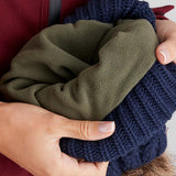 Ridgeline Nordic Fleck Bobble Hat #colour_navy
