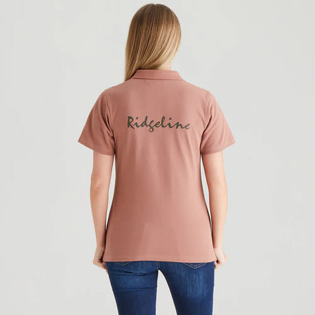 Ridgeline Womens Signature Polo Shirt #colour_dusky-pink
