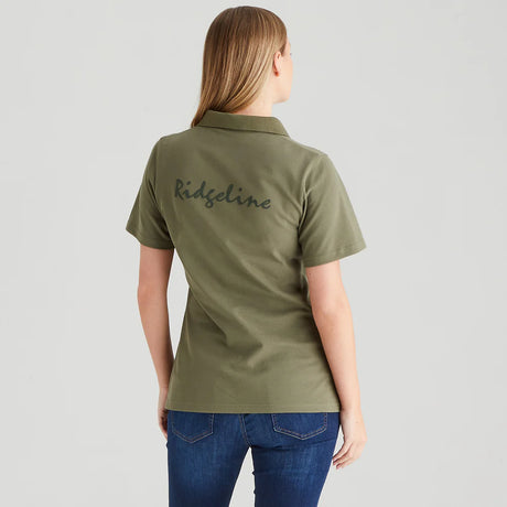 Ridgeline Womens Signature Polo Shirt #colour_khaki-green