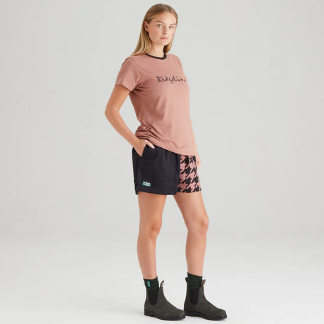 Ridgeline Womens Signature T Shirt #colour_dusky-pink