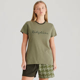 Ridgeline Womens Signature T Shirt #colour_khaki-green