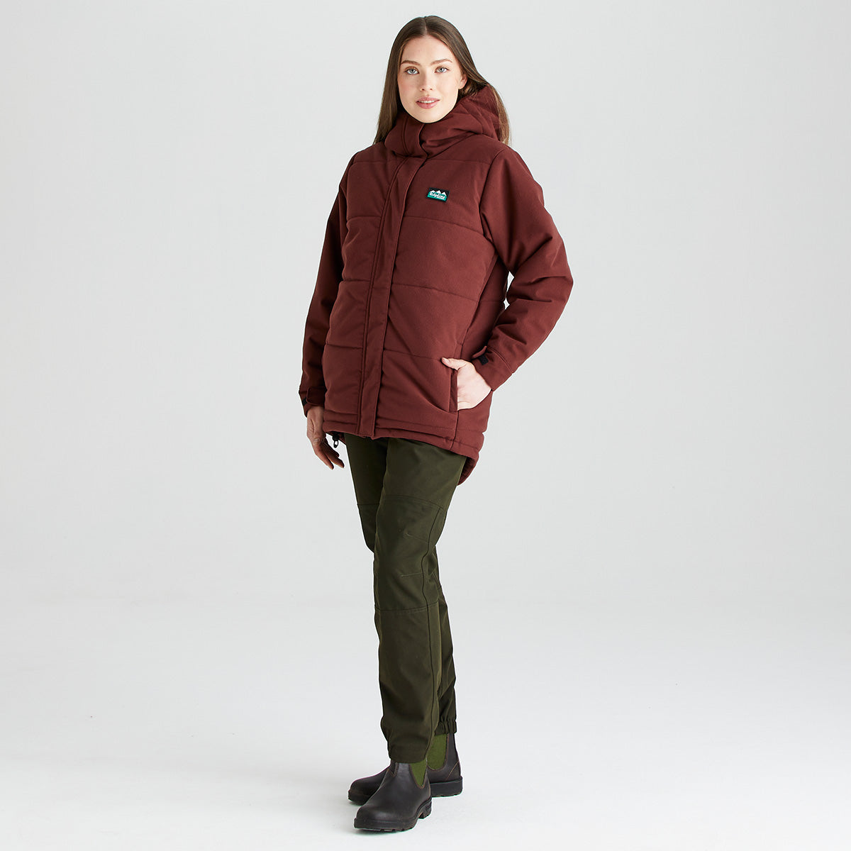 Women's Taiga Thermal Jacket - Oxblood