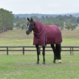 Weatherbeeta Comfitec Essential 50G Detach-A-Neck Turnout #colour_burgundy-navy
