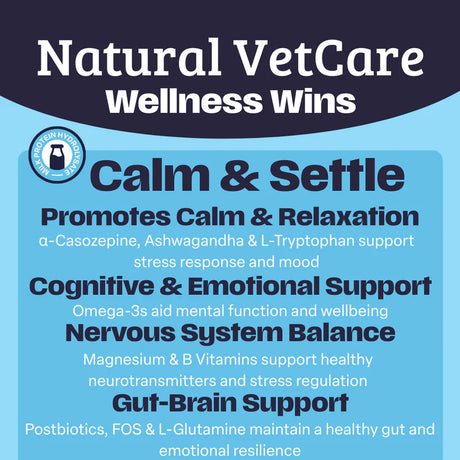 Natural Vet Care Calm & Settle Soft Chews for Dogs
