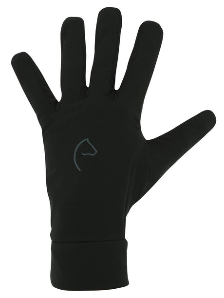 Equitheme Fin Digital Gloves #colour_black