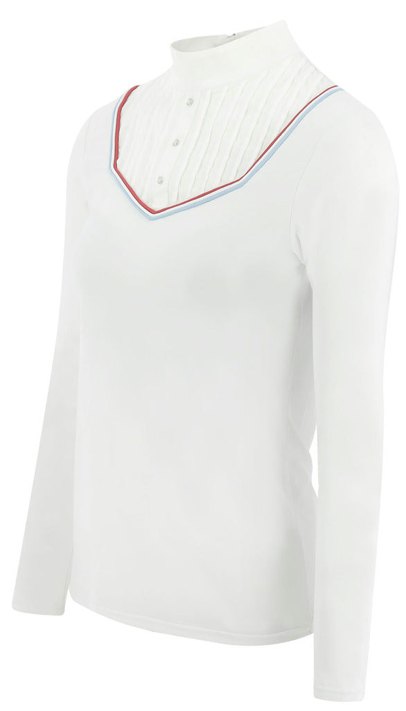 Equitheme Ladies Cabourg Polo Shirt  #colour_white