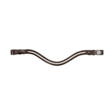 Dublin Pearl Leather Elegant Browband for Horses