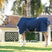Horseware Ireland Amigo 1200D Pony 50g Turnout Rug #colour_navy-titanium-grey-silver